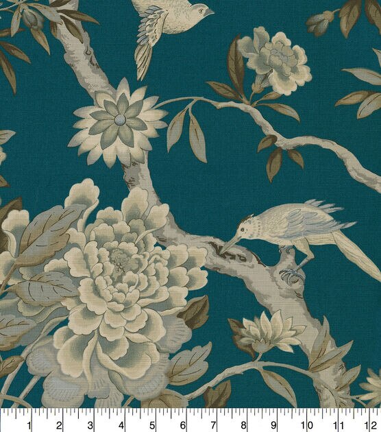 Waverly Mudan Prussian Multi-Purpose Fabric | JOANN