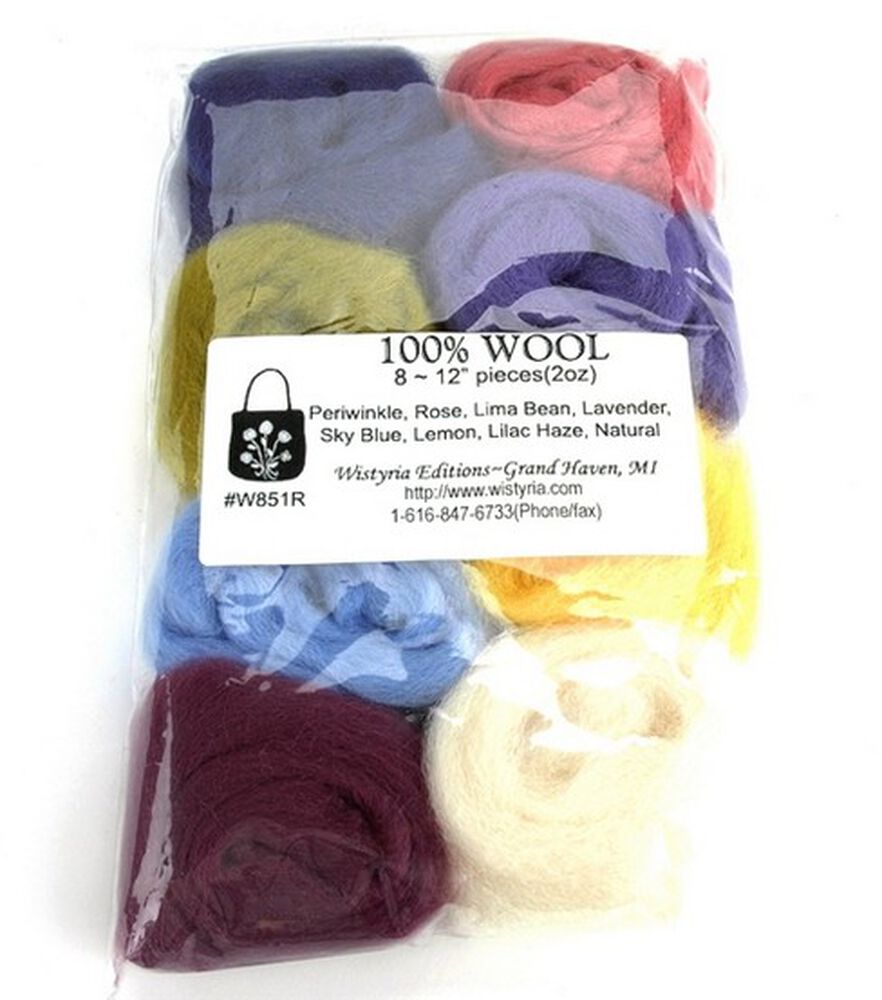 Colored Wool Roving for Needle Felting 1 Oz Felting Wool Corriedale Roving  for Needle Felt High Quality 