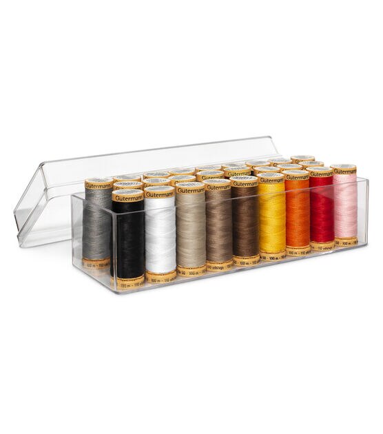 Gutermann Spool Box 26 Cotton Thread Set, Assorted Colors