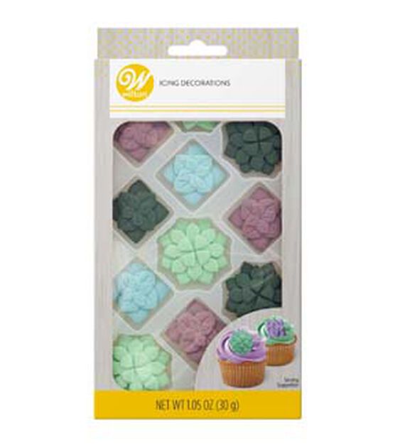 Succulent Royal Icing Decoration