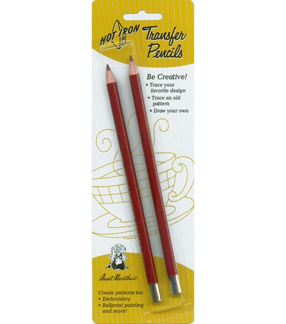 Aunt Martha's Hot Iron Transfer Pencils 2/Pkg