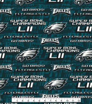 Fabric Traditions Philadelphia Eagles Pink NFL Cotton Fabric