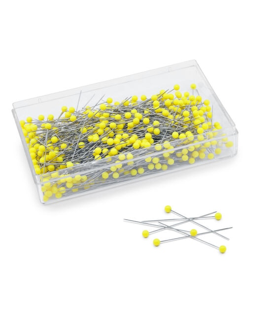 Dritz 1-3/4 Quilting Pins, Yellow, 500 Pc 