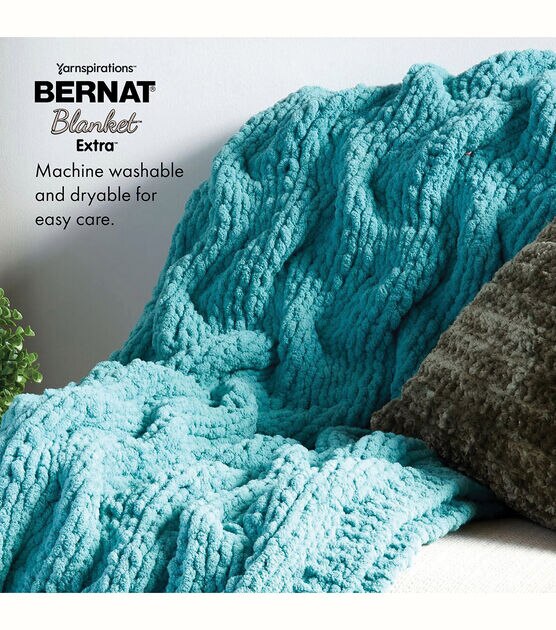 Bernat Blanket Smoky Green Yarn - 2 Pack of 300g/10.5oz