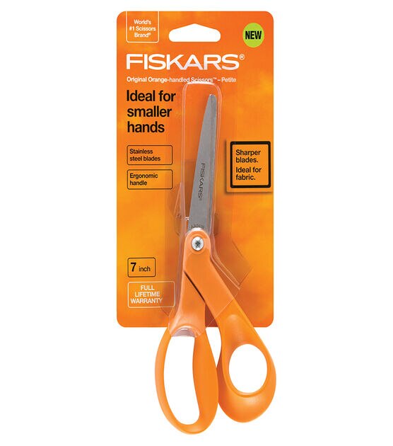 Fiskars Scissors 8 Left Handed Bent Orange 1294508697WJ