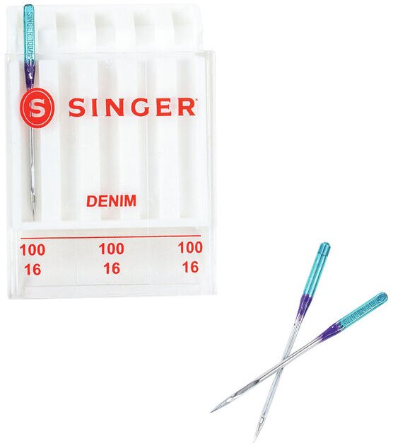 SINGER Denim Machine Needles Size 100/16 3ct, , hi-res, image 4