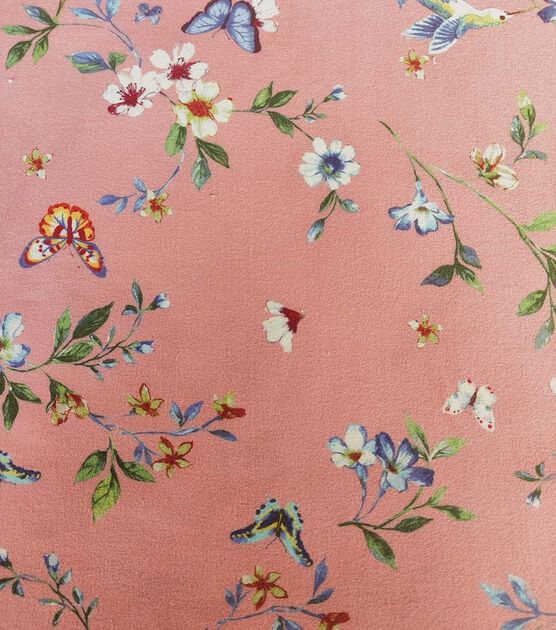 Pointelle Knit Fabric Mini Floral Pattern 1 Yard 