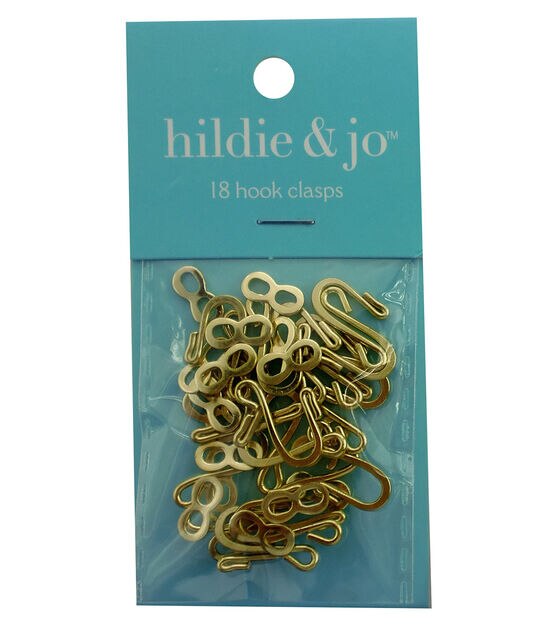 18ct Gold Metal Hook Clasps by hildie & jo