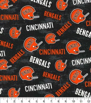 Cincinnati Bengals Helmet Logo Cotton Fabric 58