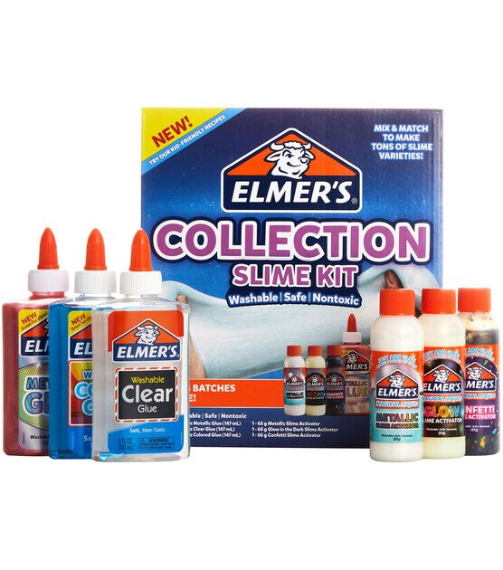 Elmer's 4pc Fluffy Slime Kit : Target