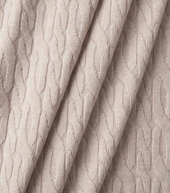 Coconut Milk Jersey Knit Fabric by Joann