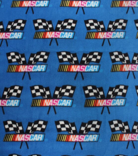 Nascar Checkered Flag Fleece Fabric, , hi-res, image 2