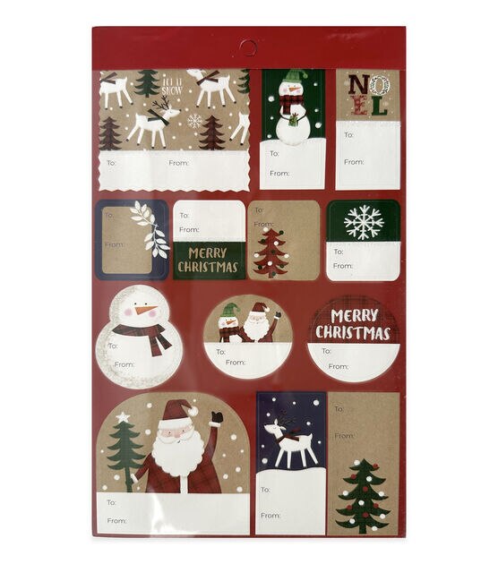 vintage christmas gift tag printable