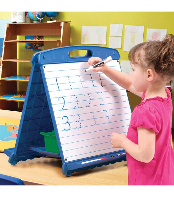 Copernicus Toys Tabletop Easel With Dry Erase Board & Storage Tubs, , hi-res, image 8