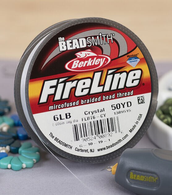 Fireline Prewaxed Thread Crystal 6lb 50 yds