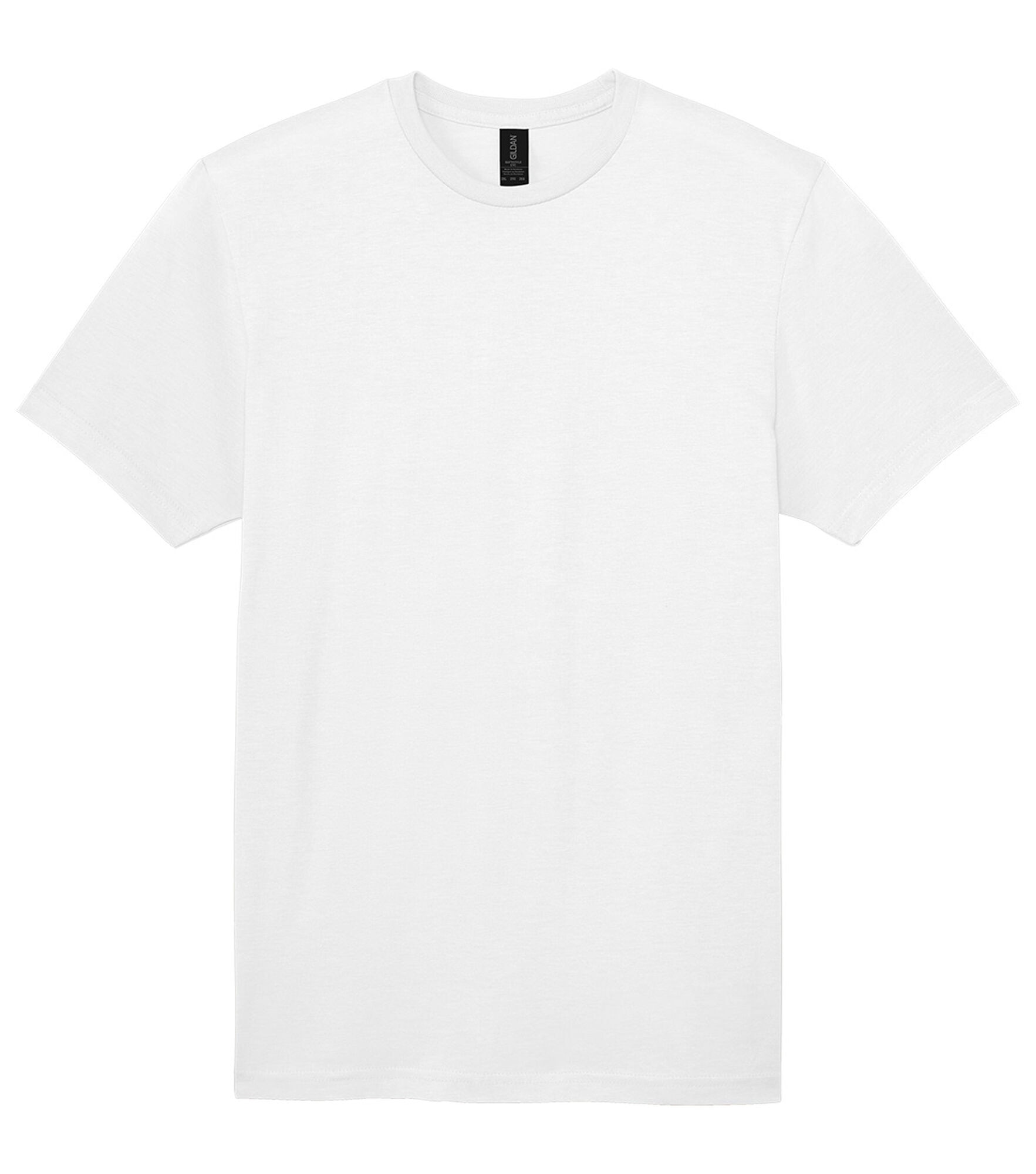 Gildan Adult Softstyle Cotton Blend T-Shirt, White, hi-res