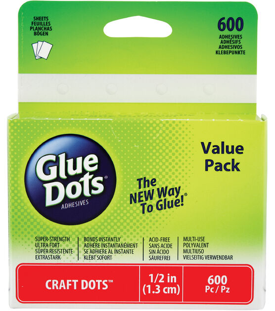 Craft Glue Dots® - Pkg. of 600 - 1/2 in.