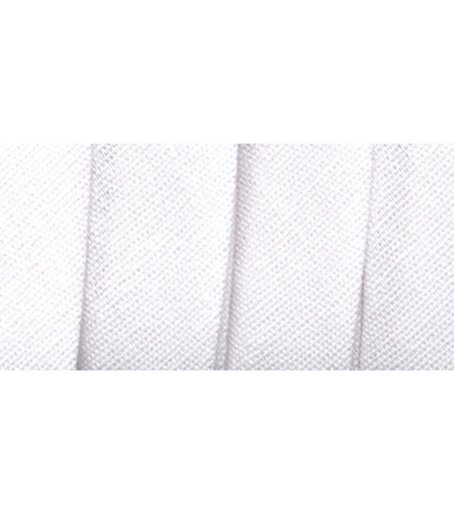 Double-Fold Cotton Poplin Bias Tape - 3/8 (10mm) wide - Cream
