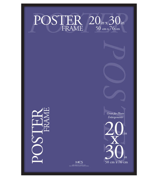 MCS 20" x 30" Black Poster Frame