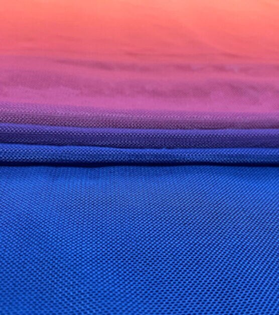 Purple Ombre Mesh Knit Fabric, , hi-res, image 4