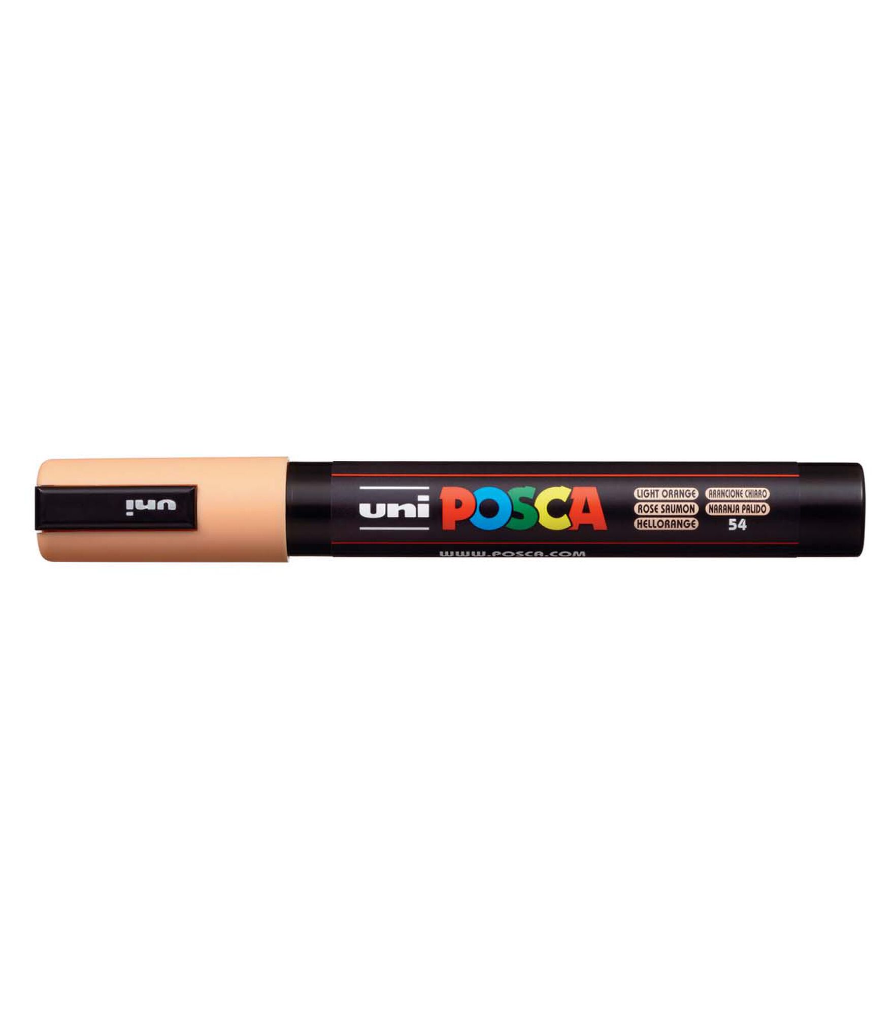 Posca Medium Bullet PC-5M Paint Marker, Light Orange, hi-res