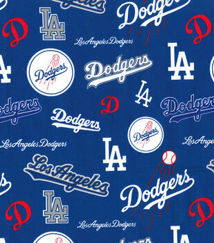 Fabric Traditions MLB Los Angeles Dodgers Breast Cancer Pink 60398B Cotton  Fabric by the Yard