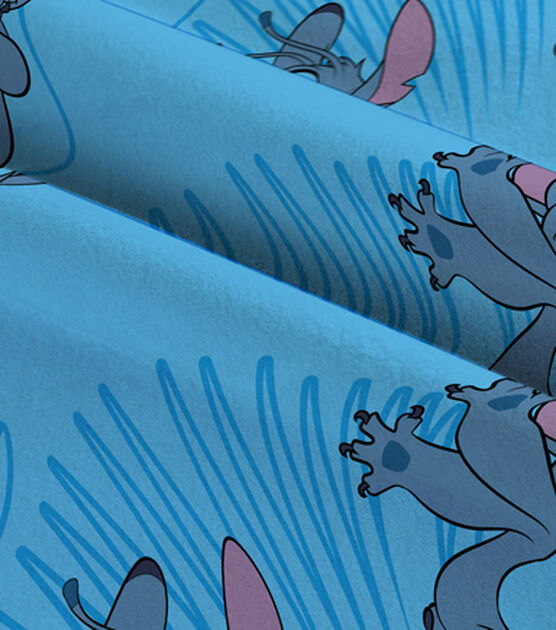 Stitch Tropical Outline Classic Disney Fleece Fabric, , hi-res, image 3