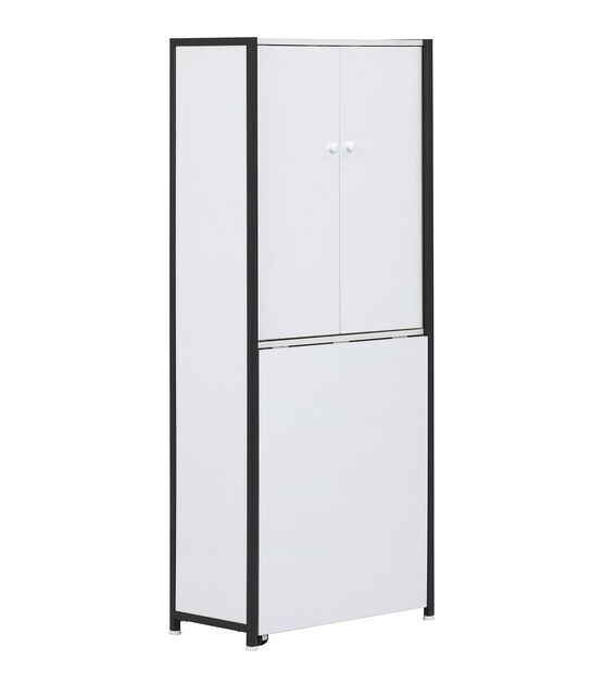 Studio Designs Sew Ready Craft Armoire Charcoal & White