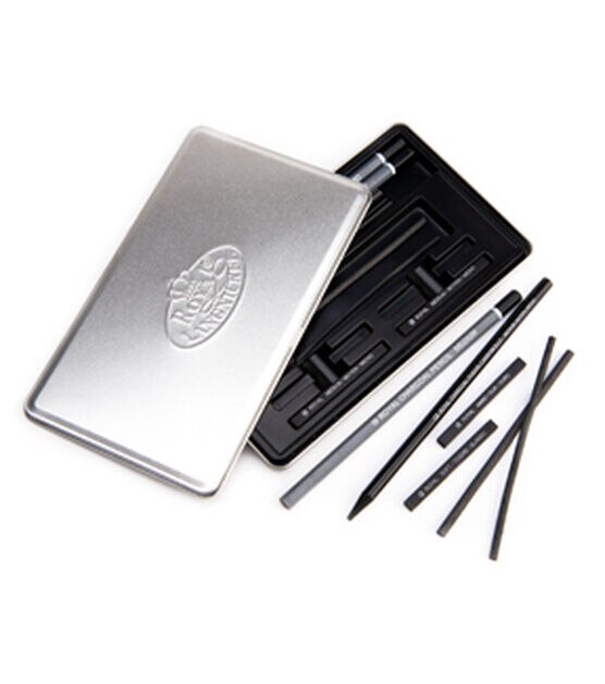 Advanced Charcoal Art Set W/Tin