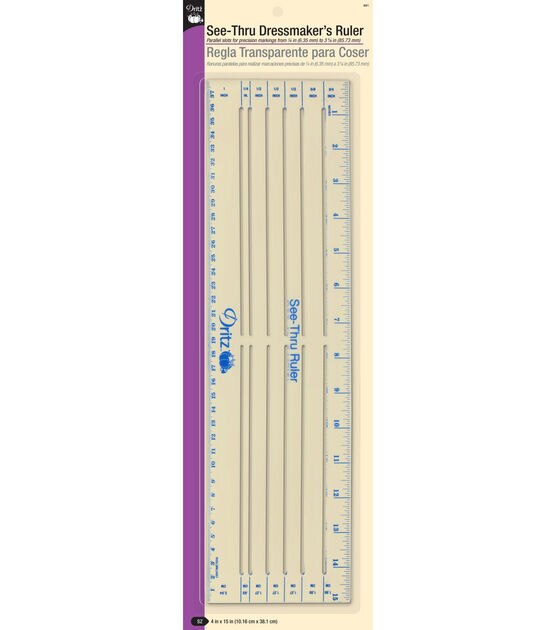 Dritz See-Thru Dressmakers Ruler