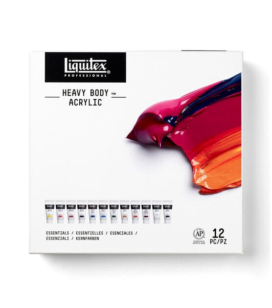 Liquitex Professional Heavy Body Acrylic Color Set 12 Color Essentials