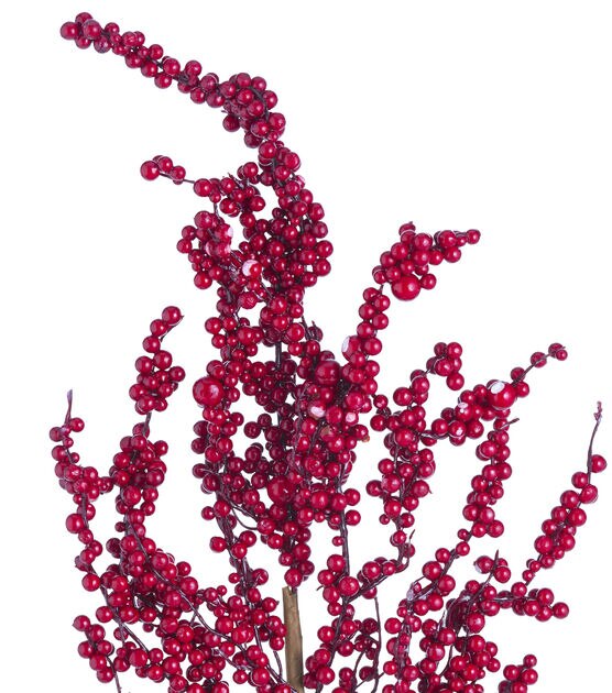 30" Red Berry Stem by Bloom Room, , hi-res, image 2
