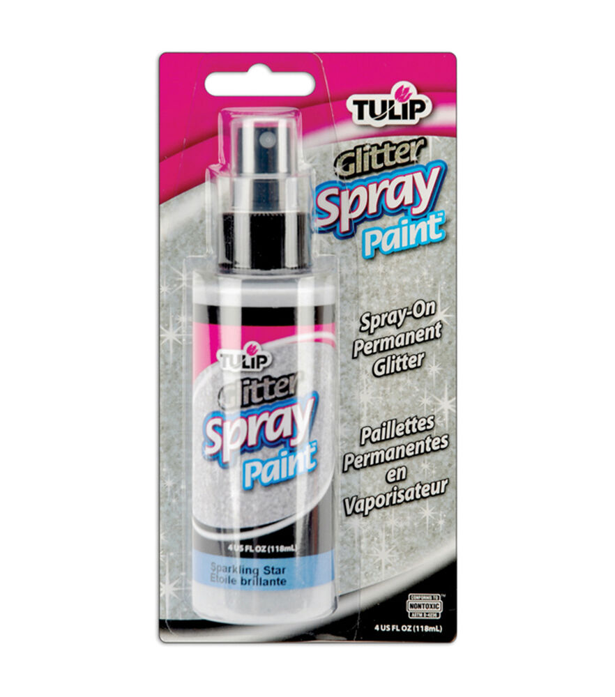 Tulip Fabric Spray Paint 4 Ounces Pkg, Sparkling Star, swatch