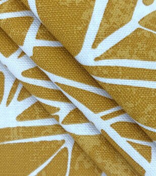 Cotton Canvas Yellow Bee Fabric