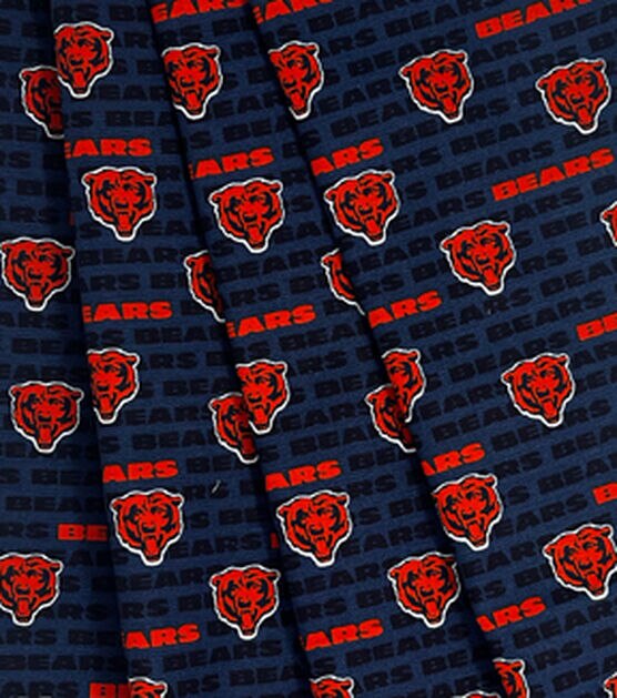 NFL Dark Blue Chicago Bears Cotton Duck Canvas, , hi-res, image 3