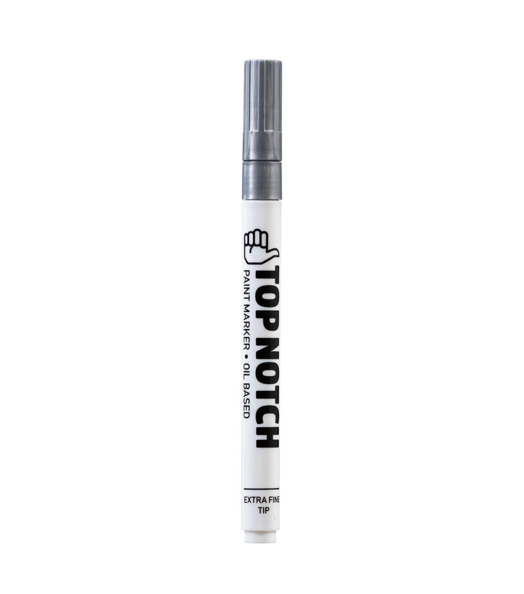 Extra Fine Tip Paint Marker by Top Notch, Silver, hi-res