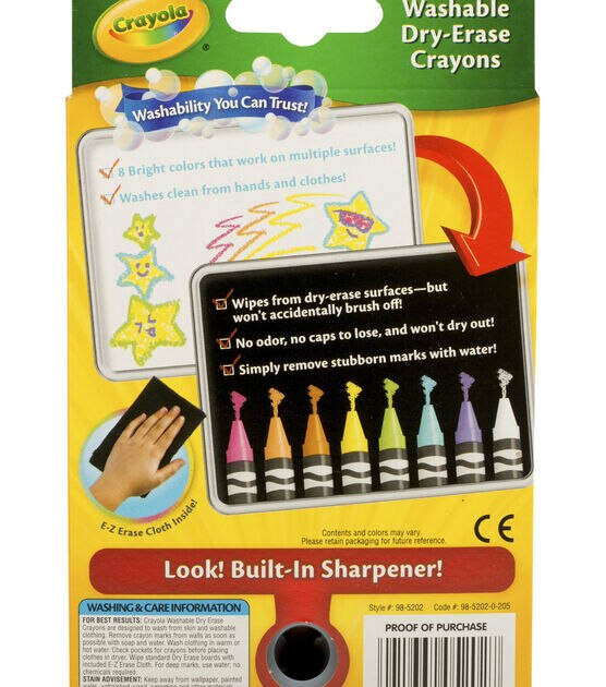 Colorful Dry-Erase Crayons - TCR20112