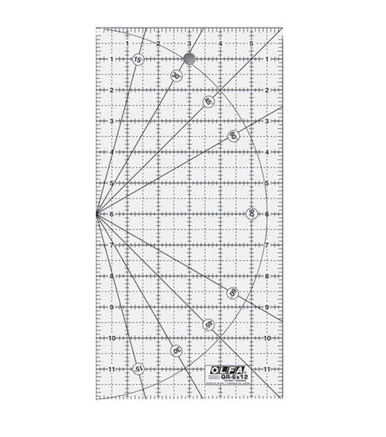 Arteza 6x12 Acrylic Quilters Ruler