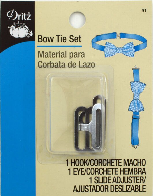 1/2 Bow Tie Hardware Plastic Buckle and Slide Adjuster – i Craft