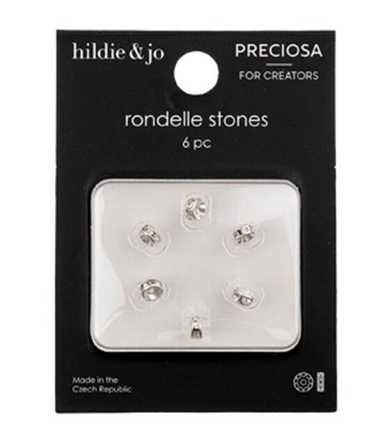 Preciosa Roundelle Stone Crystals 5mm by hildie & jo