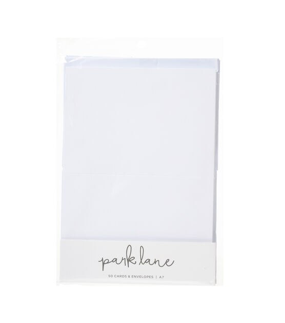 White Photo Frame Cards & Envelopes - A7, Hobby Lobby