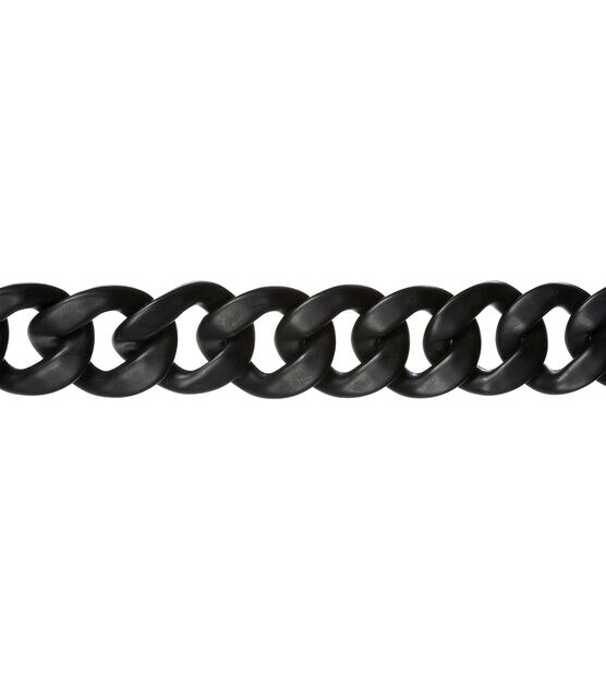 Matte Black Chain Trim 1", , hi-res, image 2