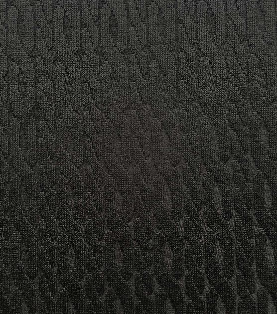 Black Cable Knit Fabric JOANN