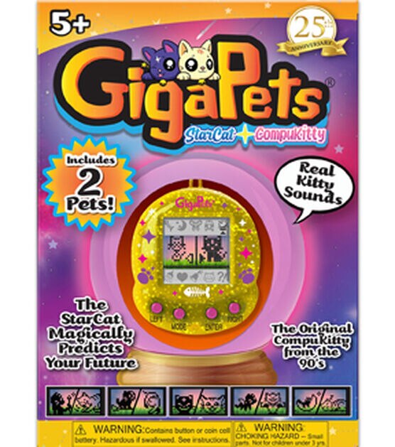 Giga Pets 7" Starcat Compukitty Pet