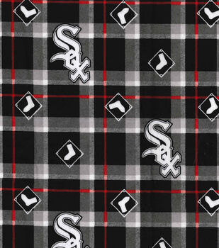 MLB CHICAGO White Sox Vintage Retro Print Baseball 100% cotton fabric  licensed material Crafts, Quilts, Home Decor