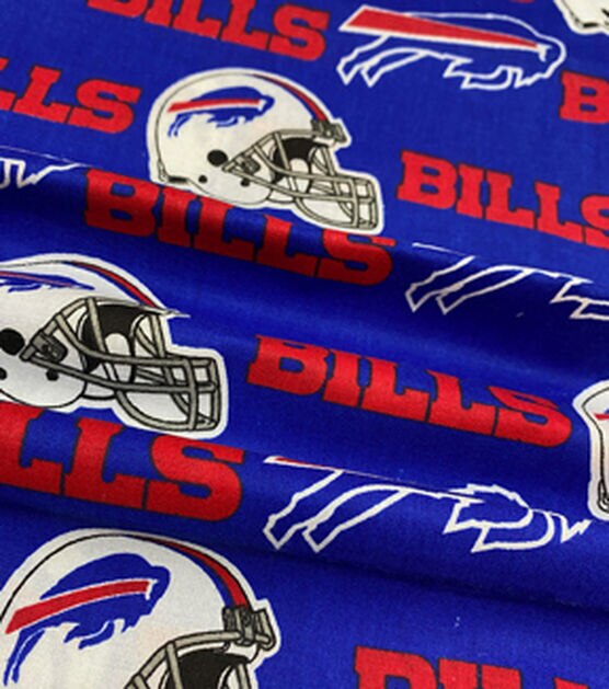 New 1 1/4 x 2 5/8 Inch Buffalo Bills Iron on Patch Free Ship