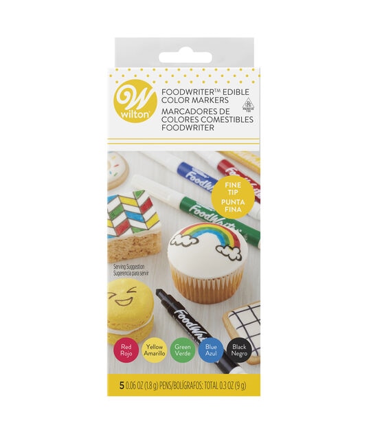Mini Black Edible Markers for cookies and cakes - royal icing, fondant, and  more.