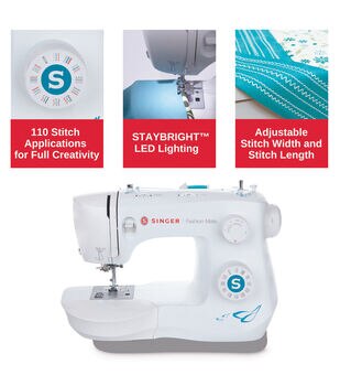 Singer 4432 Heavy Duty Sewing Machine With 110 Stitch Applications, 32  Built In Stitches, Foot Pedal For Pressure Adjustment, And Accessories,  Gray : Target