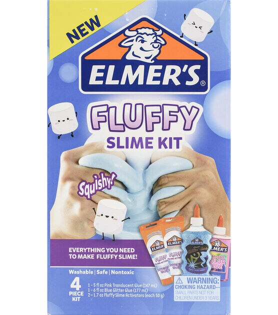 Elmers fluffy slime kit review! #elmers #aroseslimes #slime #fluffysl