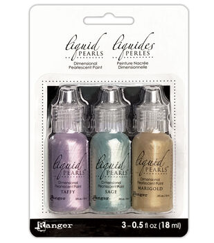 Liquid Pearls Ranger Liquid Pearls - Dimensional Pearlescent Paint, Set of  Six Colors Bundle (Lullaby)